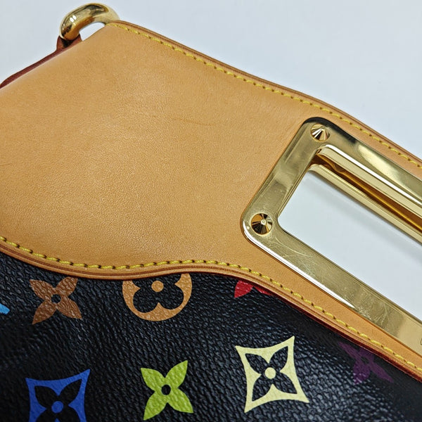 LV × TM JUDY Monogram Coated Canvas Black