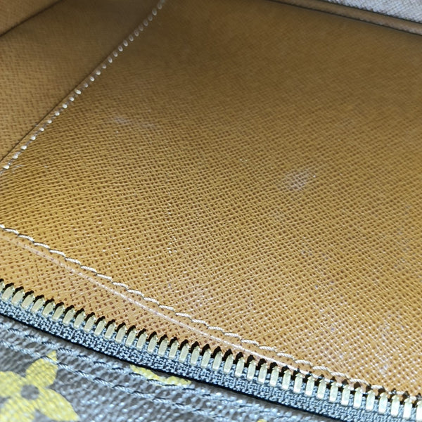 CITE MM Monogram Coated Canvas Brown