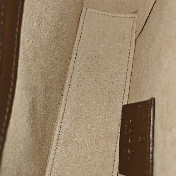 Horsebit 1955 Mini Monogram Coated Canvas Beige