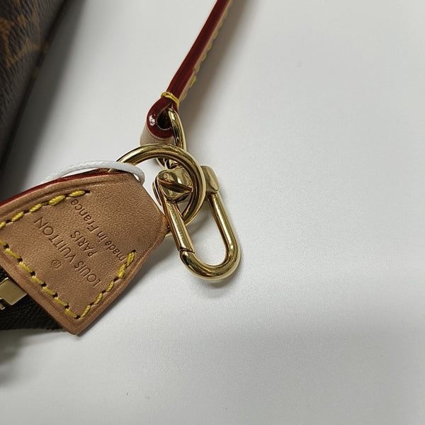 ACCESSOIRES GM Monogram Coated Canvas Brown