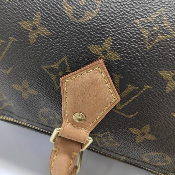 SPEEDY 30 Monogram Coated Canvas Brown