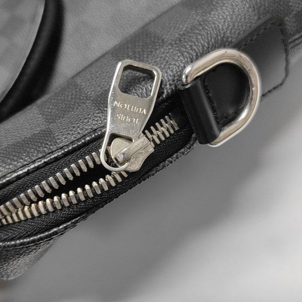 PORTE-DOCUMENTS Damier Graphite Coated Canvas Gray