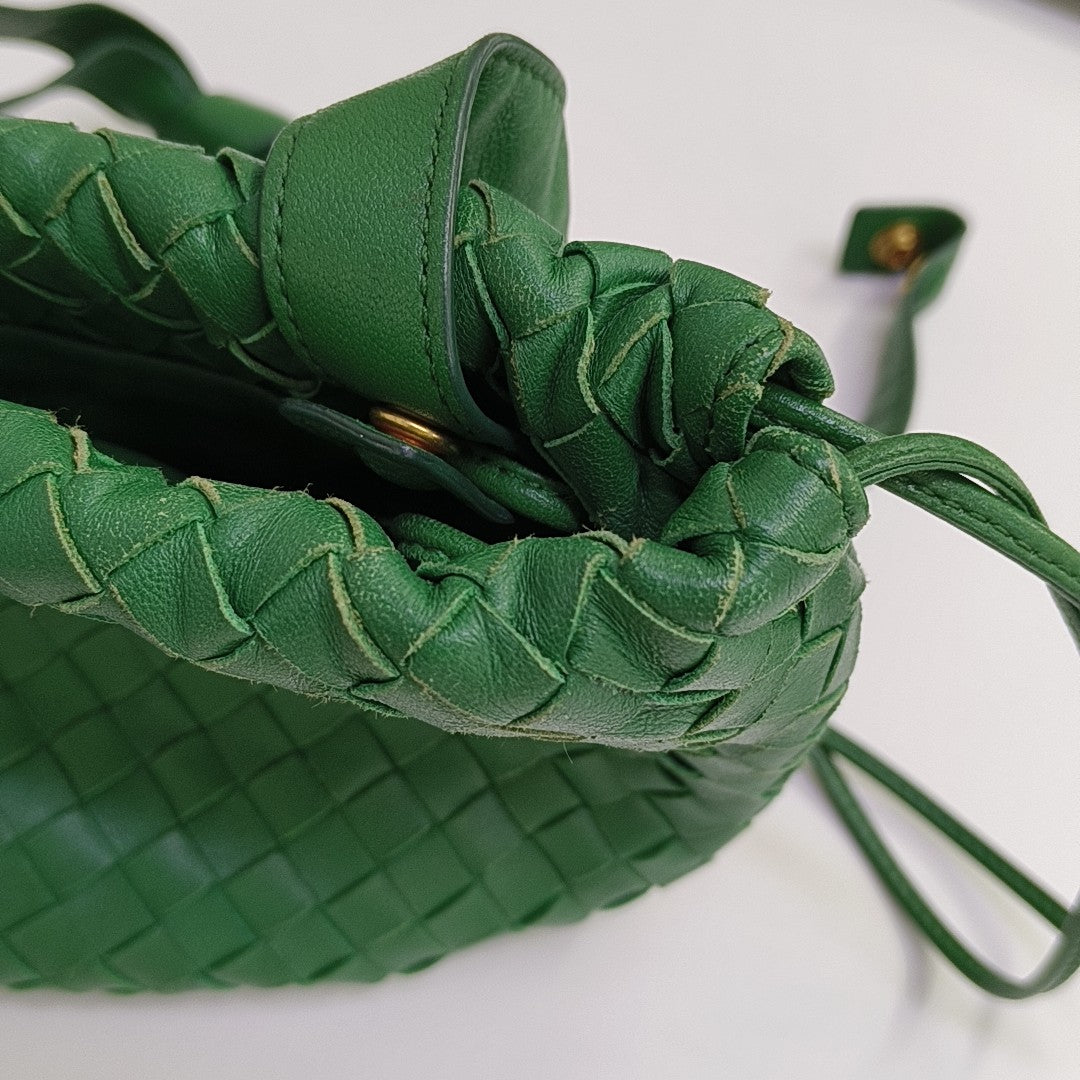 Lambskin Shoulder Bag Green