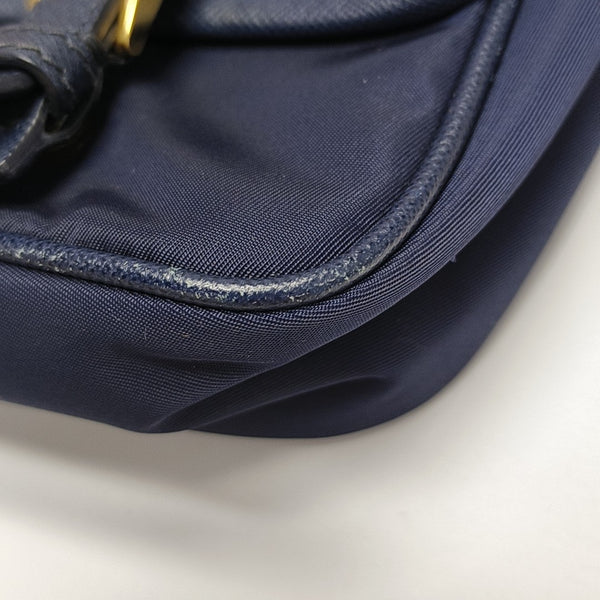 Nylon Crossbody Bag Blue