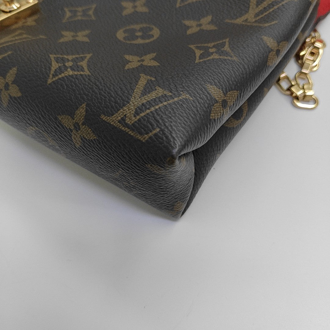 PALLAS BB Monogram Coated Canvas Brown