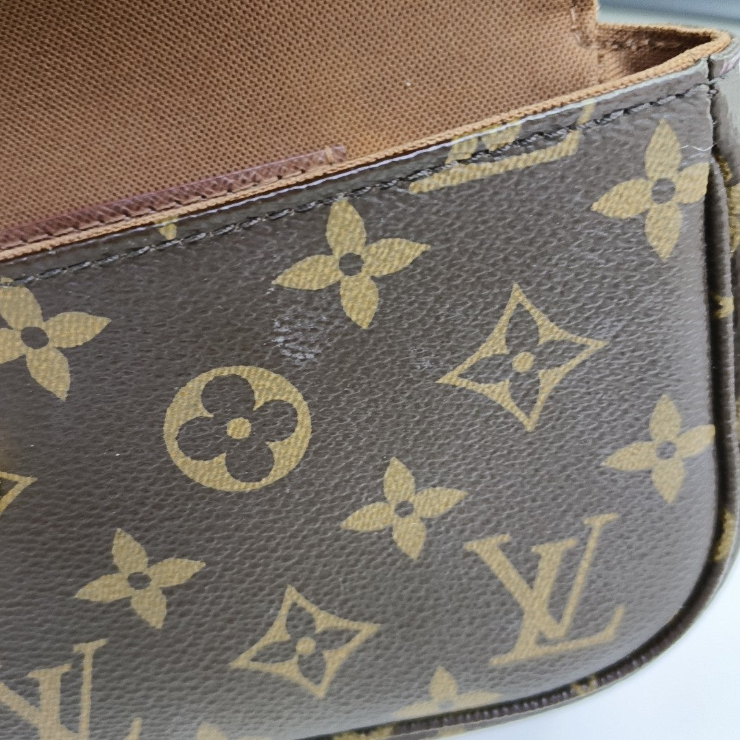 IVY Monogram Coated Canvas Brown