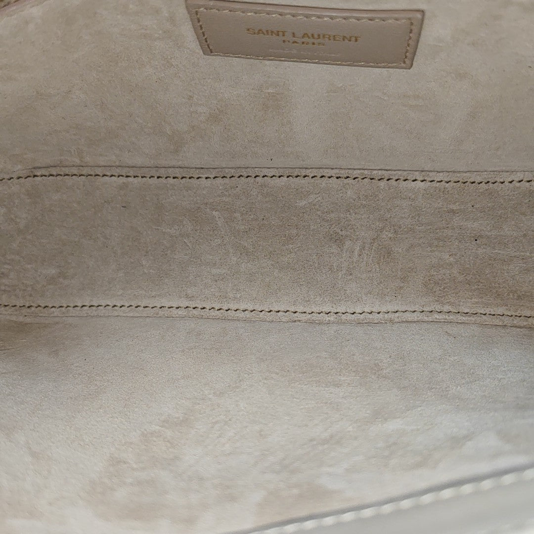 LE 5 À 7 Small Calfskin White