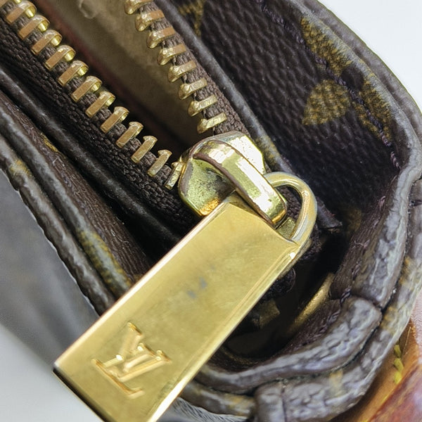 LOOPING MM Monogram Coated Canvas Brown