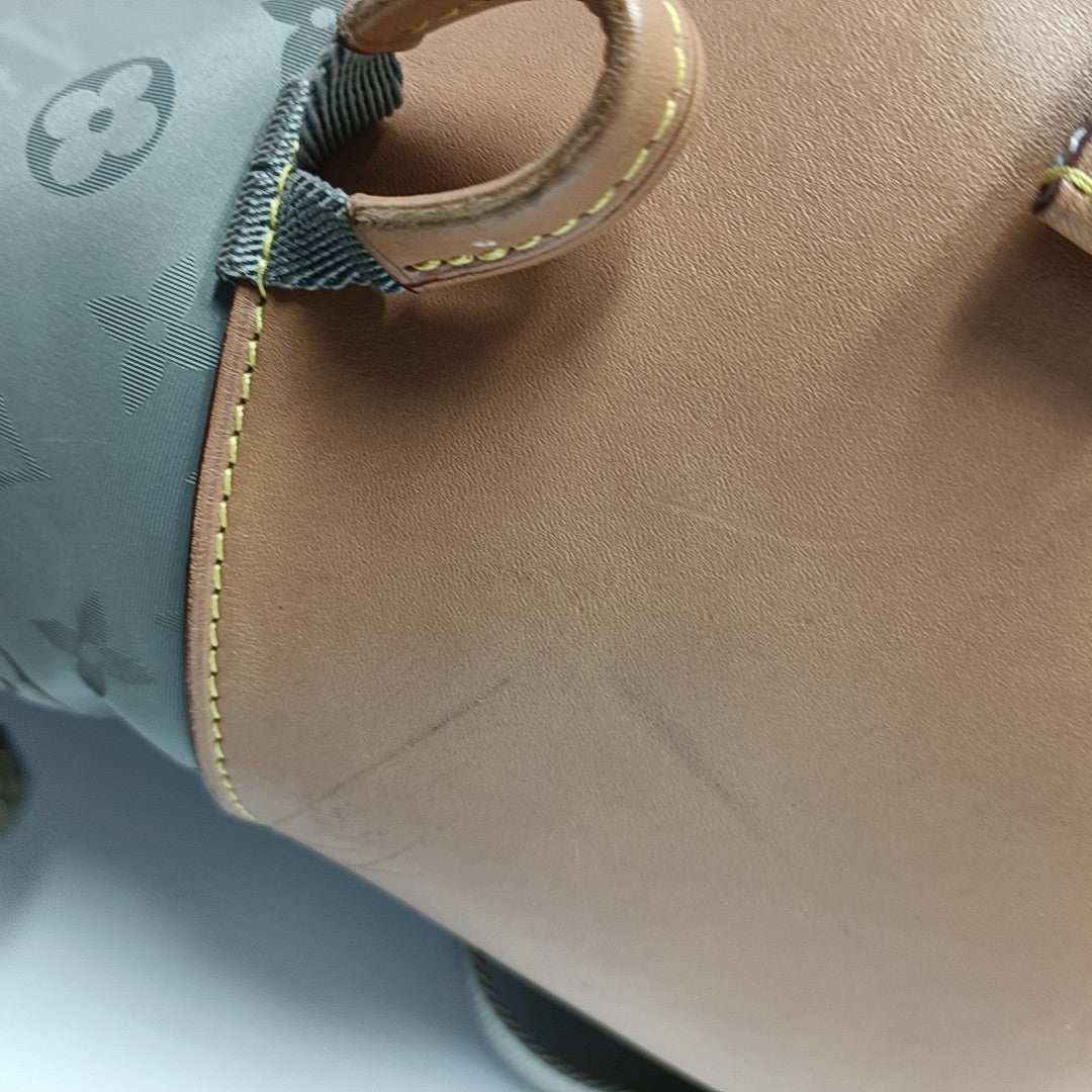Monogram Coated Canvas PM Gray