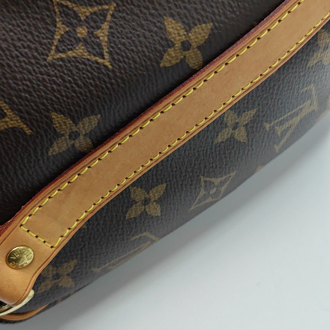 SPEEDY 25 Monogram Coated Canvas Brown