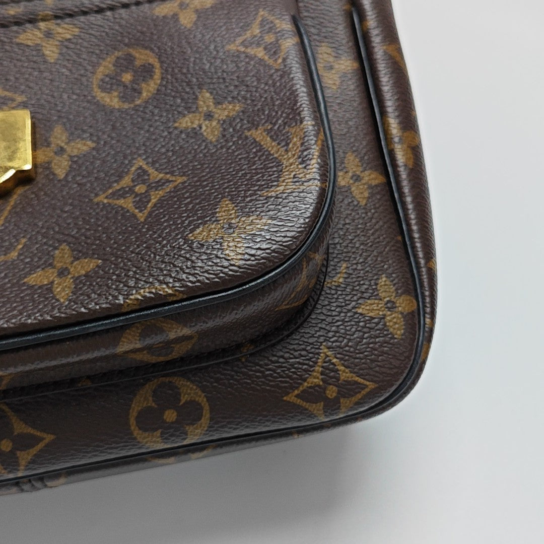 PASSY Monogram Coated Canvas Brown