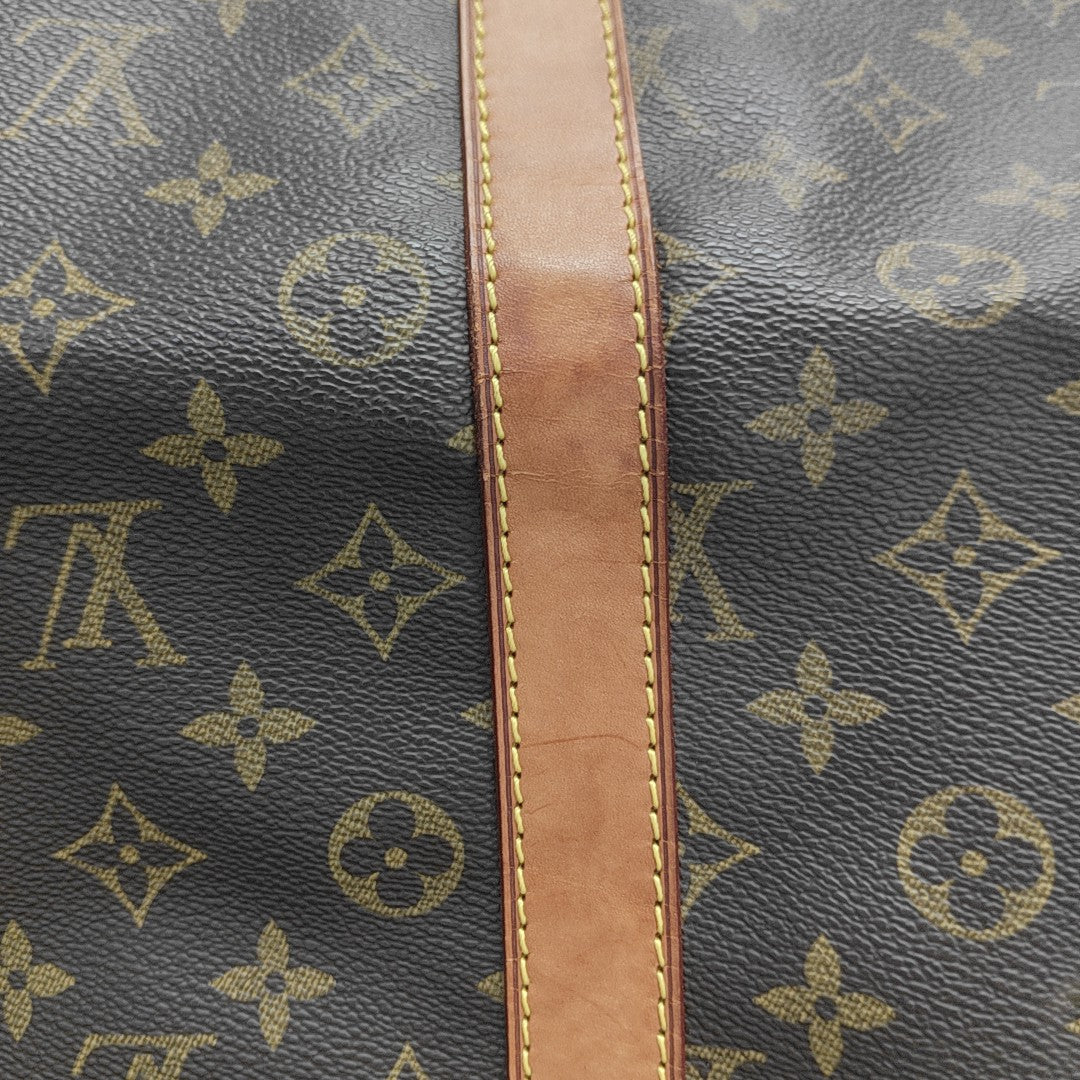 SAC SOUPLE 55 Monogram Coated Canvas Brown