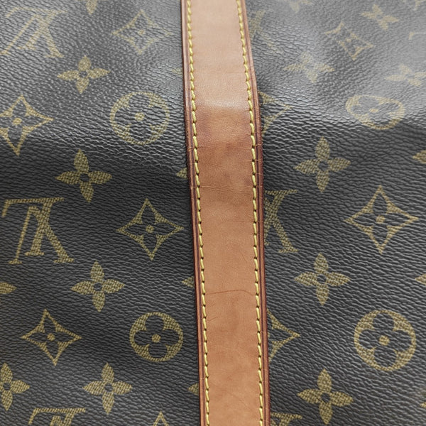 SAC SOUPLE 55 Monogram Coated Canvas Brown