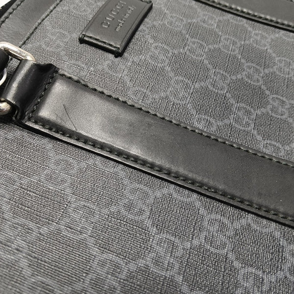 Monogram Coated Canvas Top Handle Bag Black
