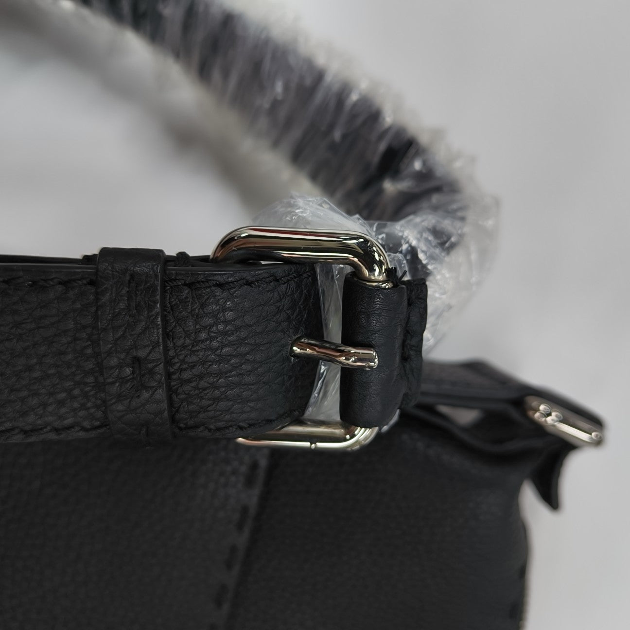 Calfskin Shoulder Bag Black