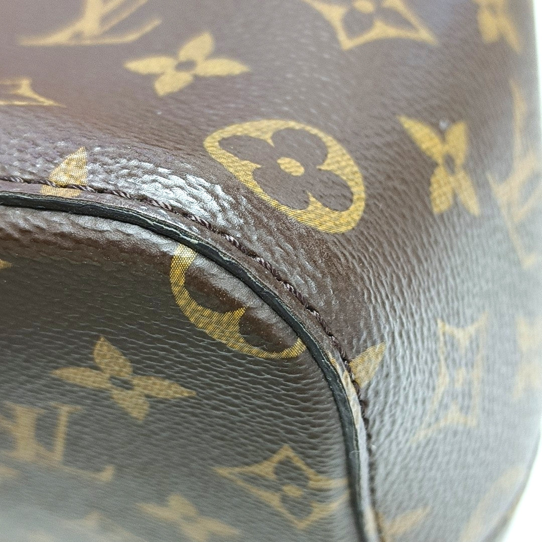 Authenticated pre-owned  NÉONOÉ MM Monogram Coated Canvas Brown - Bucket Bag at Looply