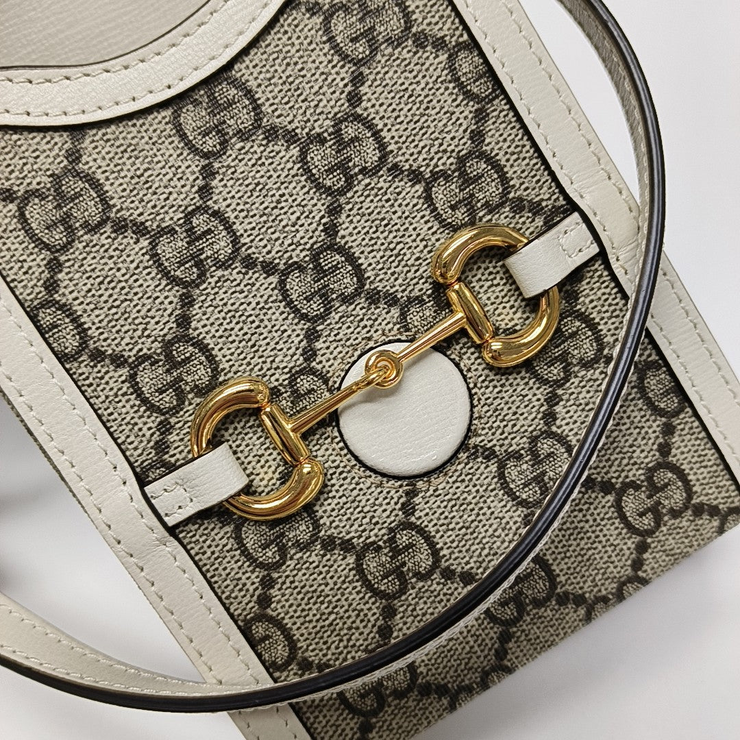 Horsebit 1955 Mini Coated Canvas Beige