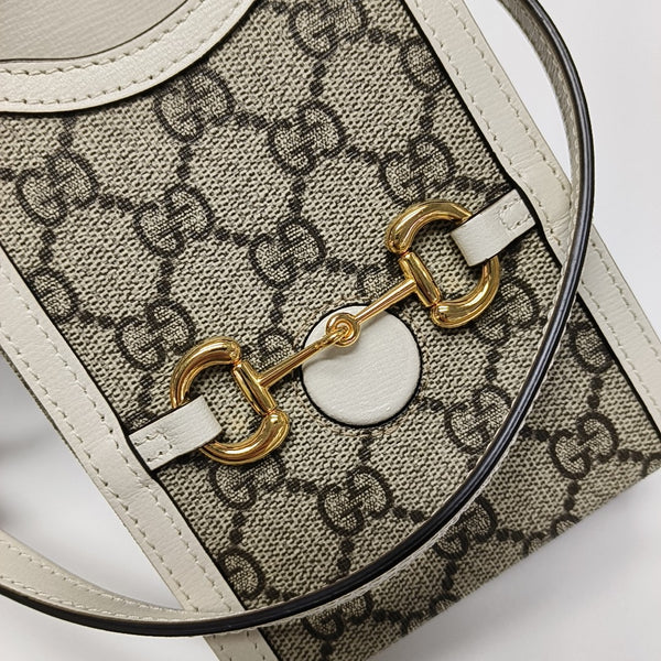 Horsebit 1955 Mini Coated Canvas Beige