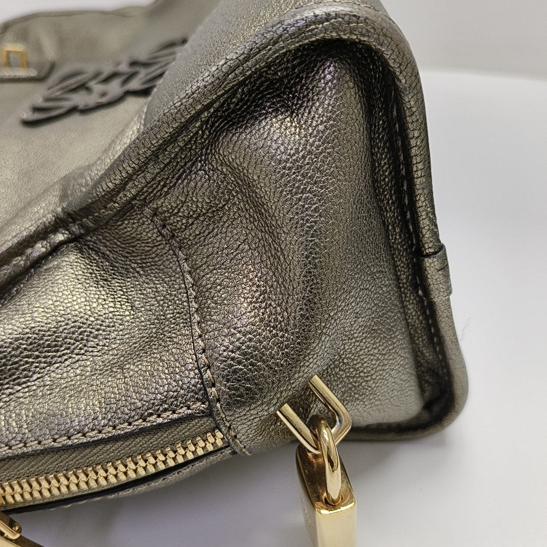 Amazona Monogram Calfskin Beige