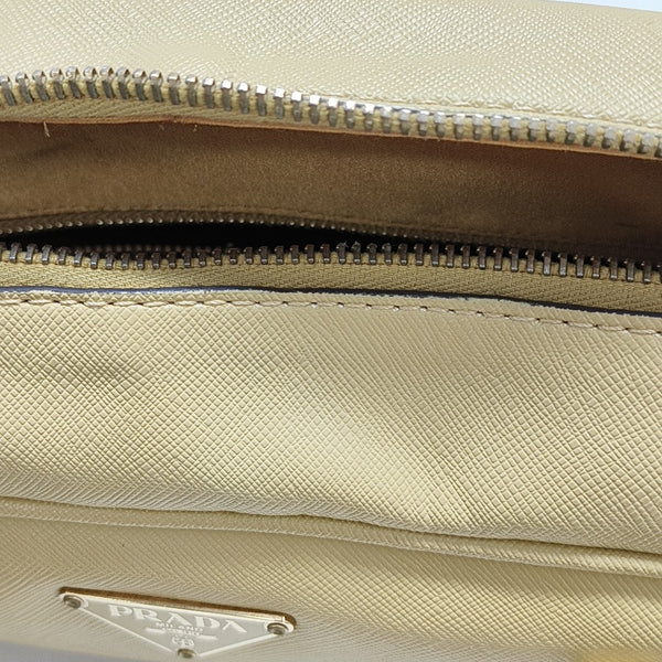 Saffiano Calfskin Top Handle Bag Yellow