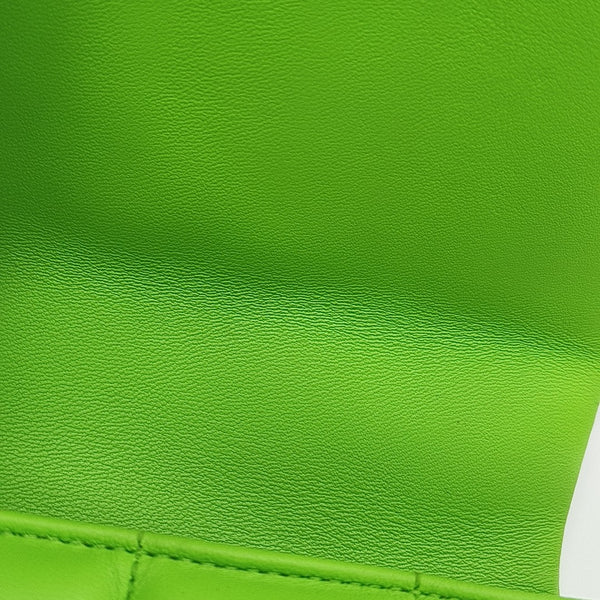 BVLGARI Small Quilted Lambskin Green