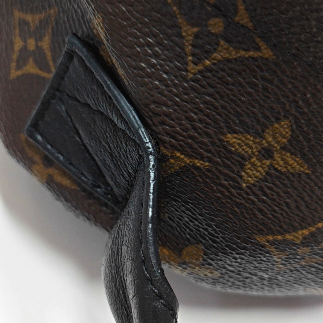 Authenticated pre-owned  PALM SPRINGS PM Monogram Coated Canvas Brown - Backpack at Looply