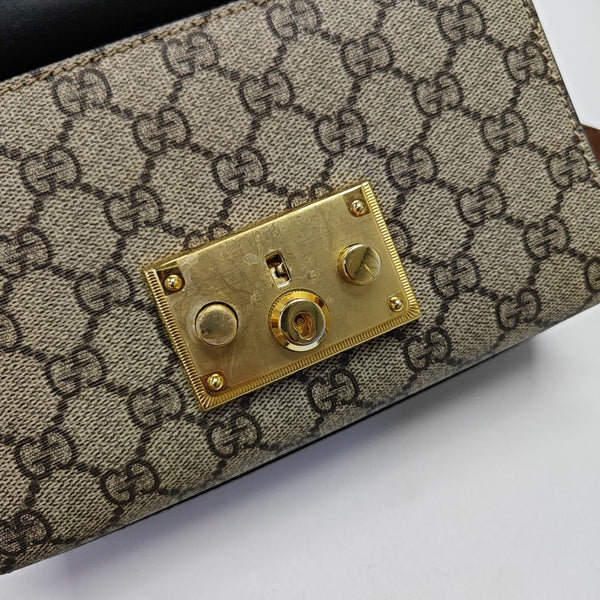 Padlock Small Monogram Coated Canvas Multicolor