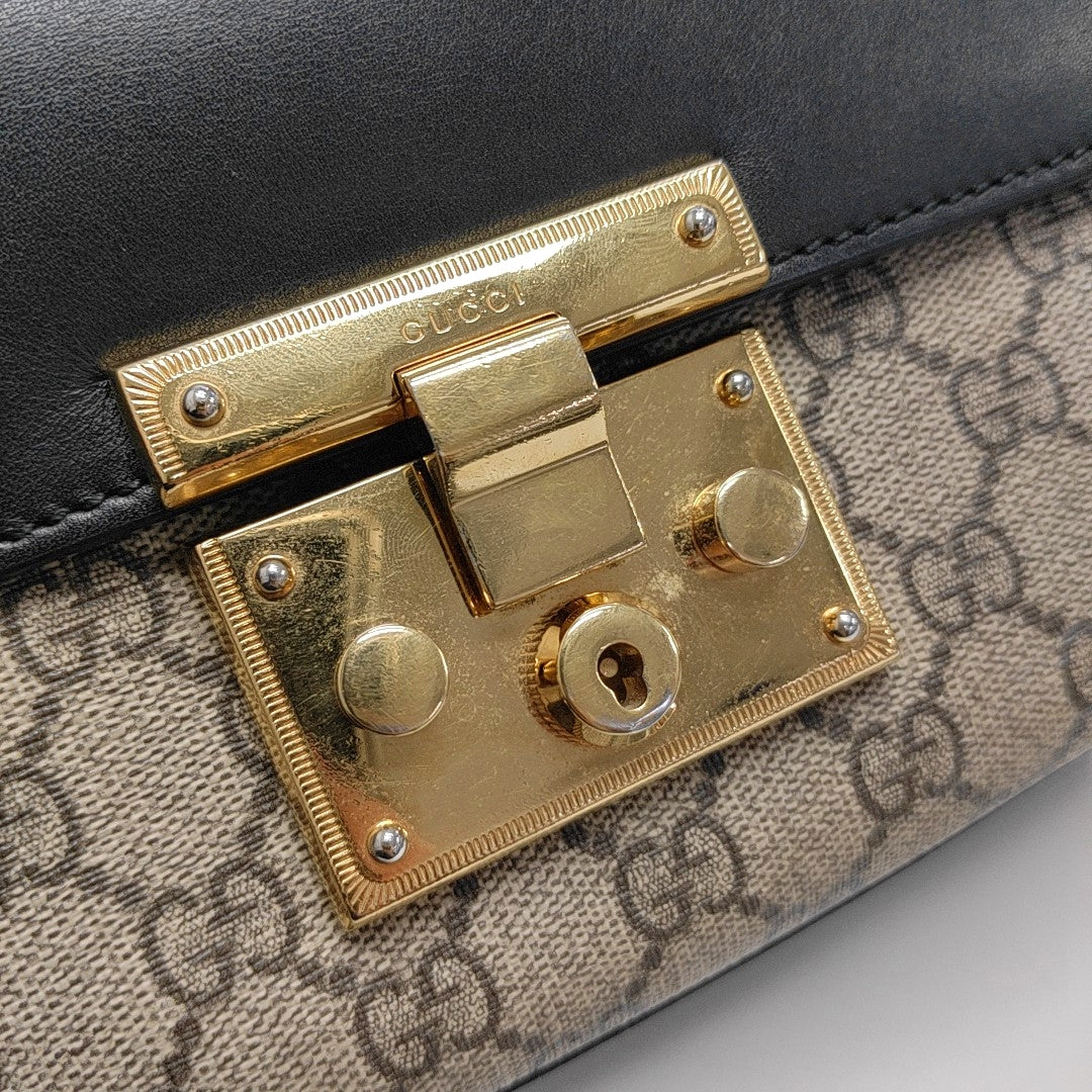 Padlock Small Monogram Coated Canvas Multicolor