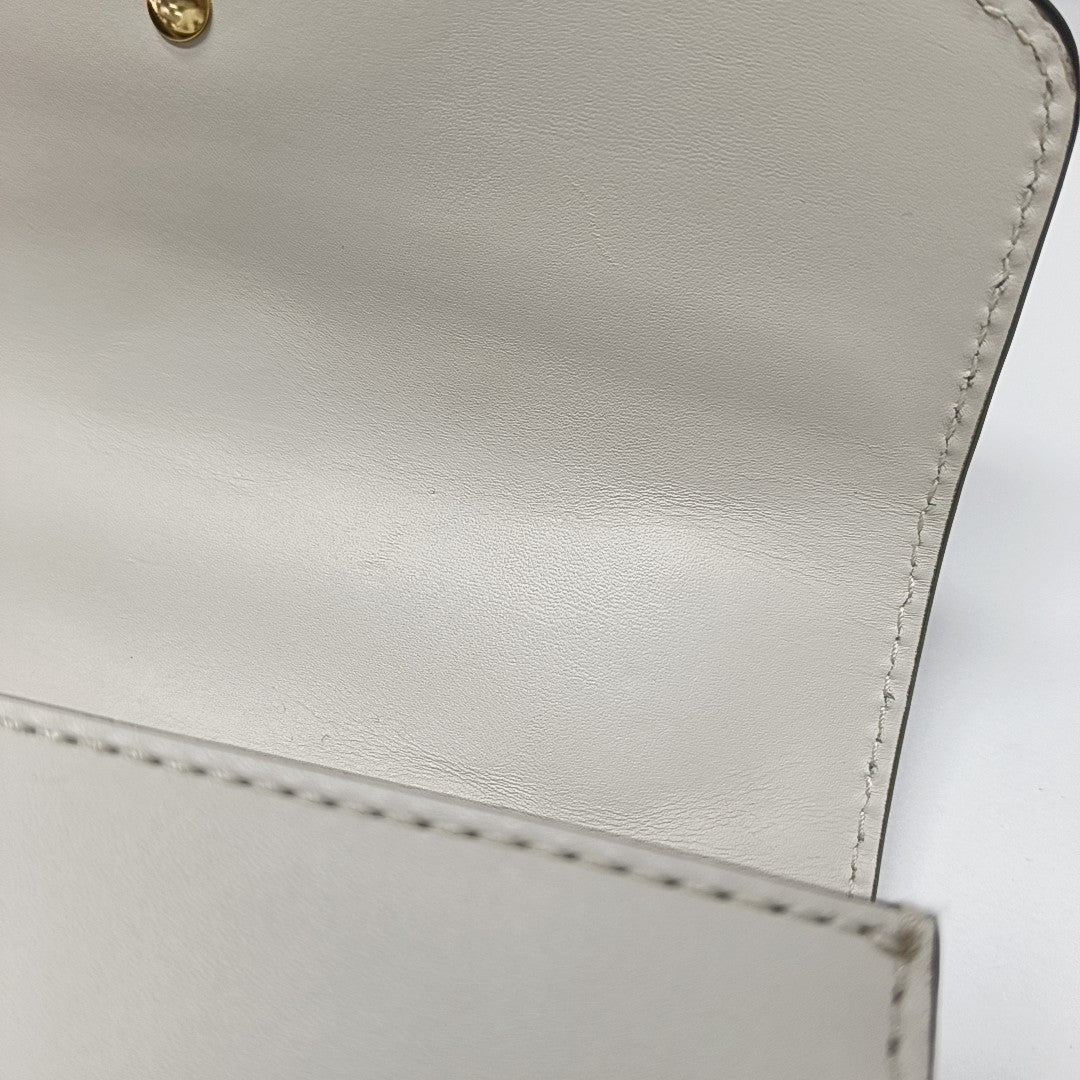 Sylvie Mini Calfskin White