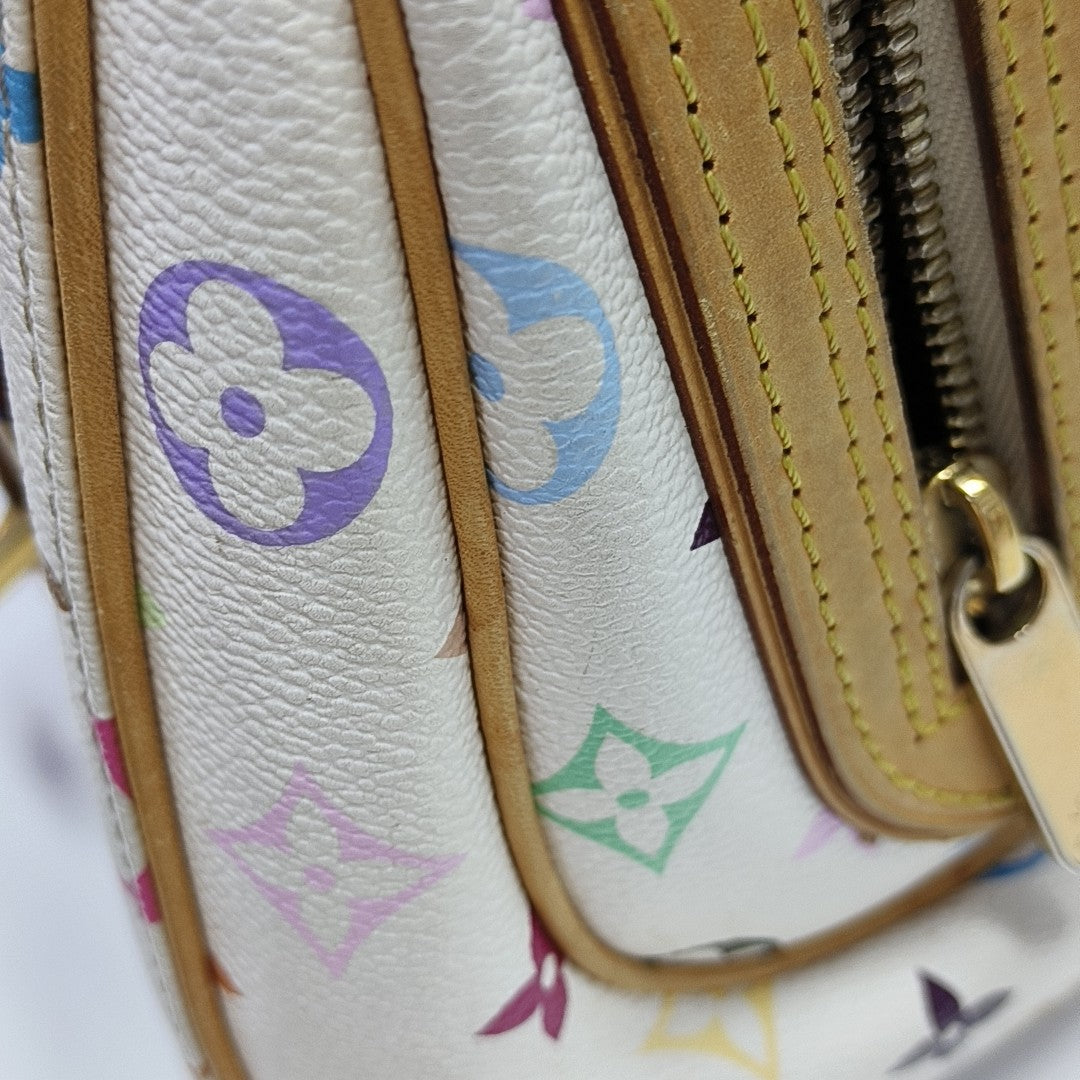 LV × TM PRISCILLA Monogram Coated Canvas White