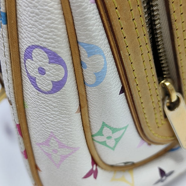 LV × TM PRISCILLA Monogram Coated Canvas White