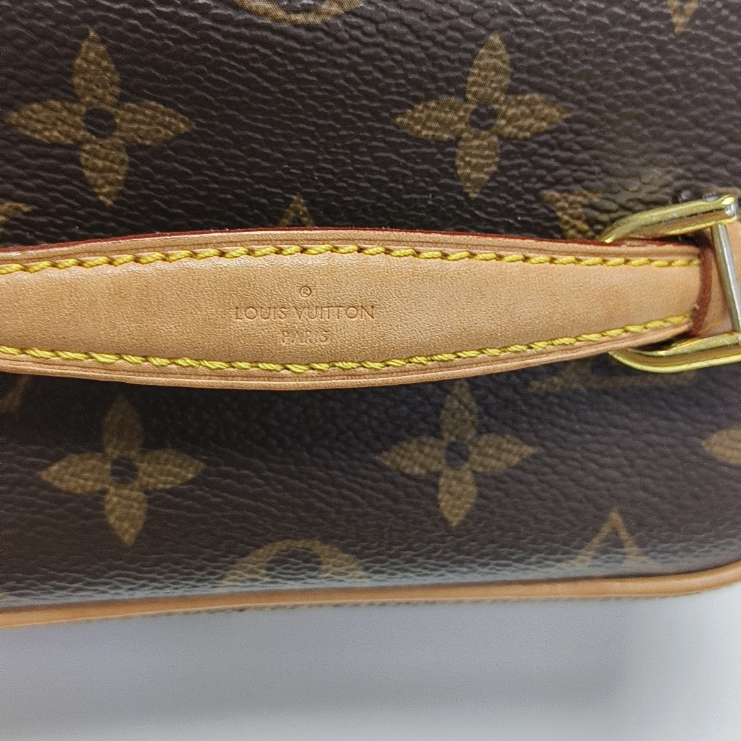 NICE Super Mini Monogram Coated Canvas Brown