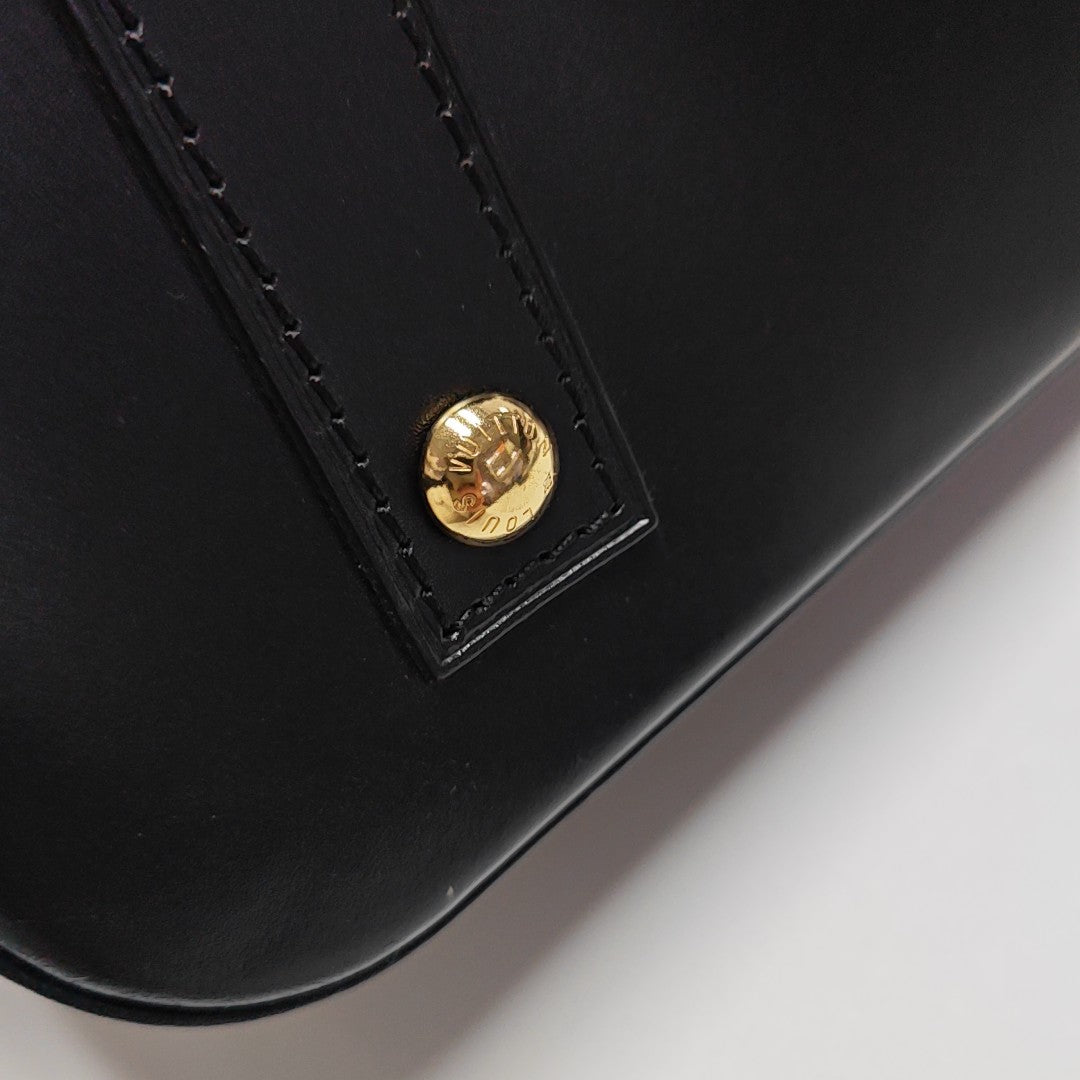 ALMA BB Monogram Coated Canvas White