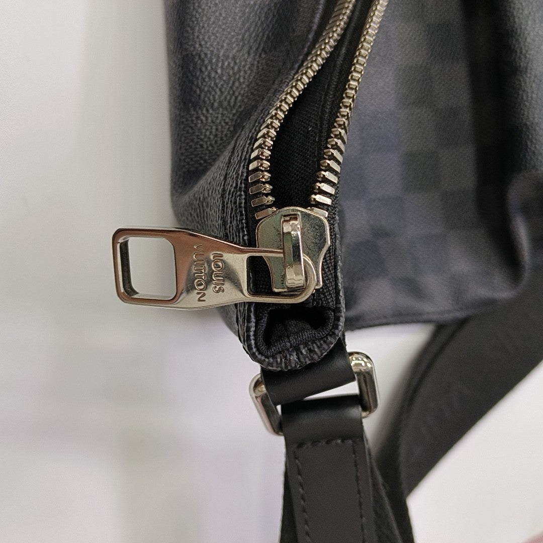MICK PM Damier Graphite Coated Canvas Black
