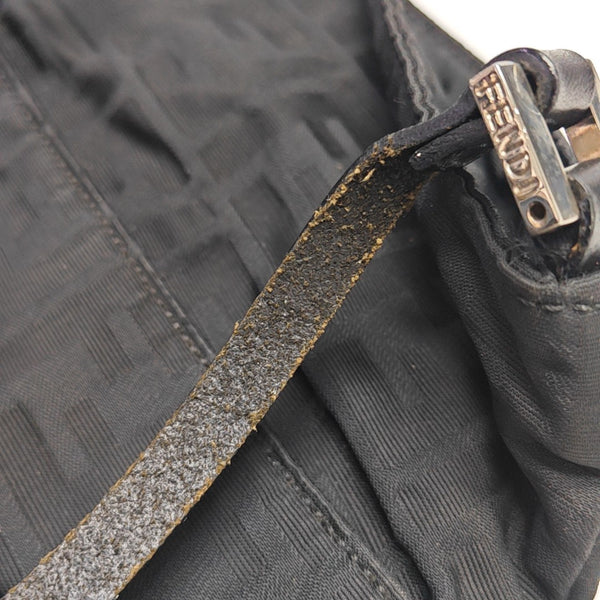 Fabric Shoulder Bag Black