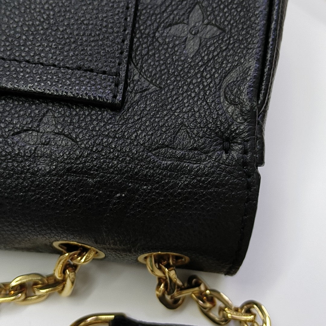 MARCEAU Monogram Calfskin Black