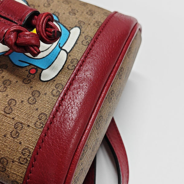 Doraemon X Gucci Mini Monogram Coated Canvas Multicolor