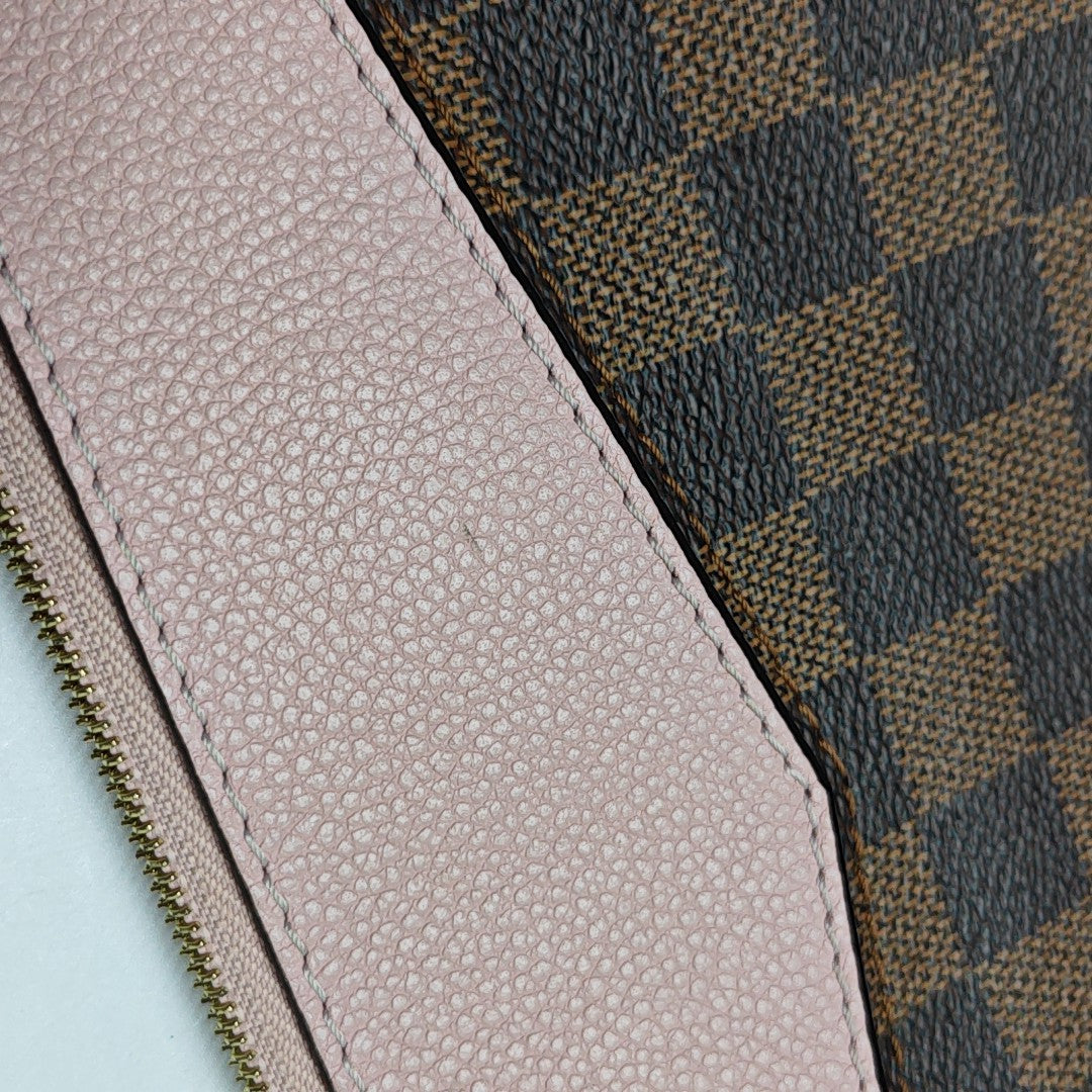 DAILY Damier Ebene Coated Canvas Brown