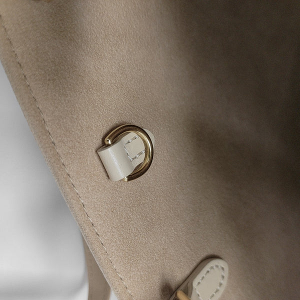 ONTHEGO MM Monogram Calfskin Beige