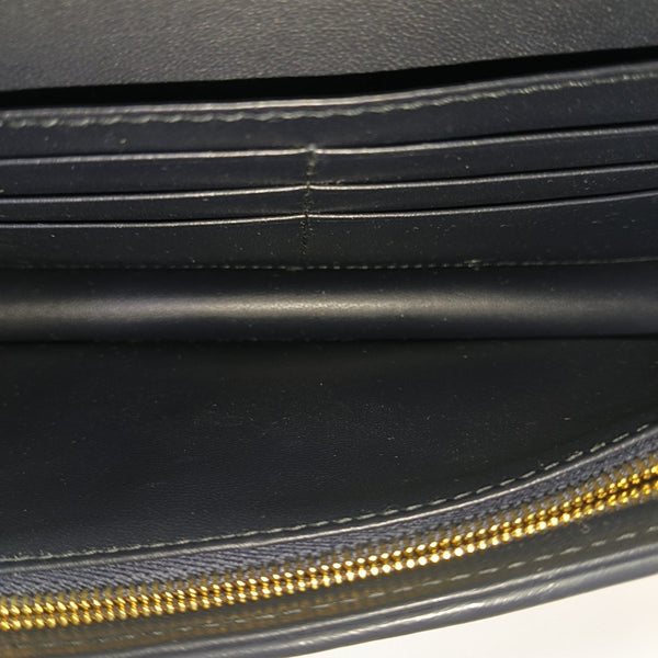 Oblique Canvas Shoulder Bag Blue