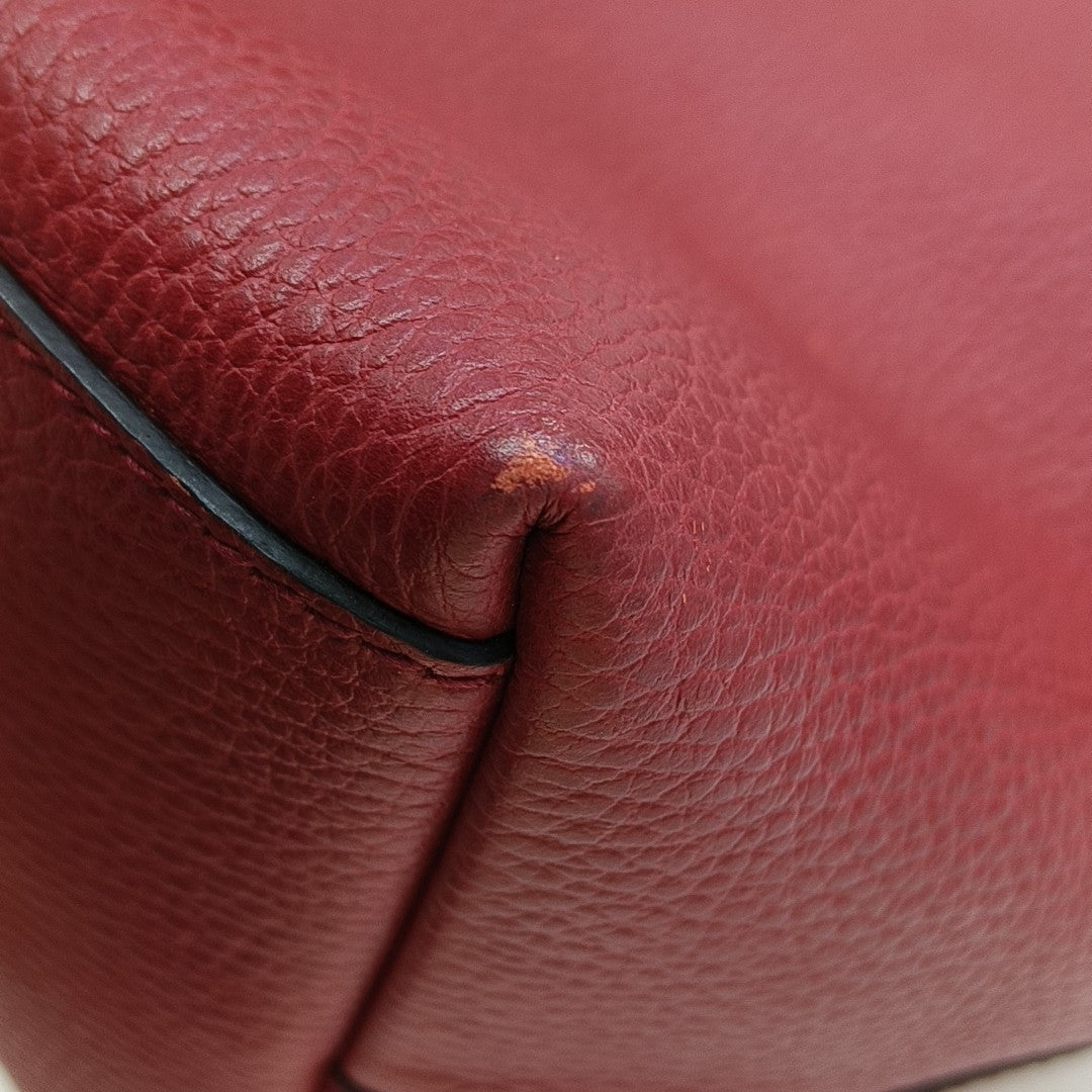Microguccissima Calfskin Red