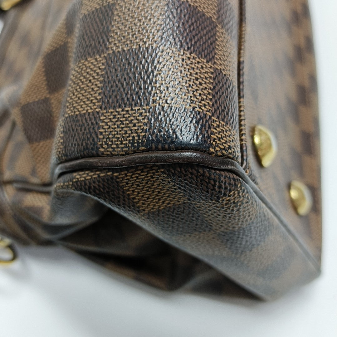 TREVI PM Damier Ebene Coated Canvas Brown