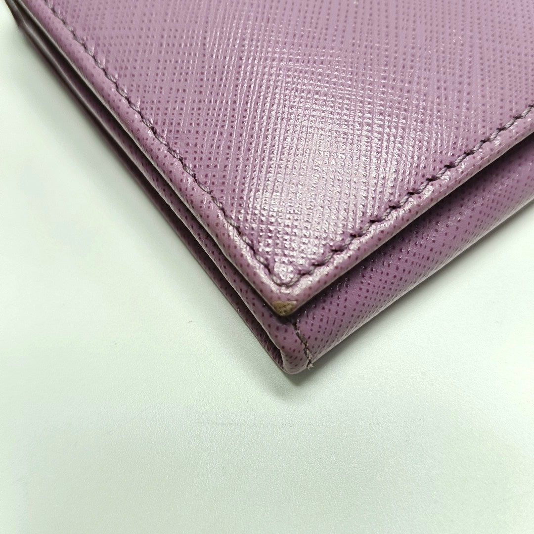 Authenticated pre-owned  Vara Calfskin Purple Wallet - Wallet at Looply