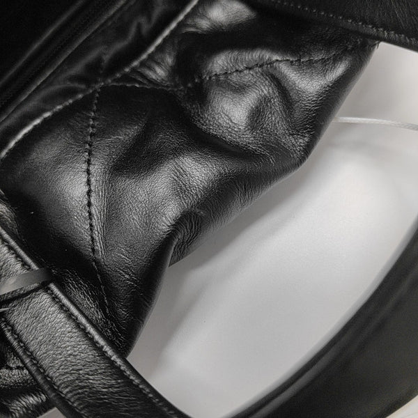 CHANEL 22 Large Calfskin Black