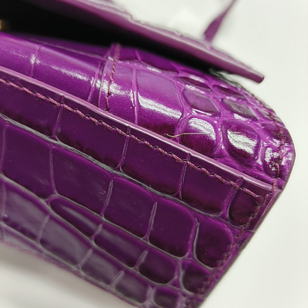Hourglass XS Calfskin Purple