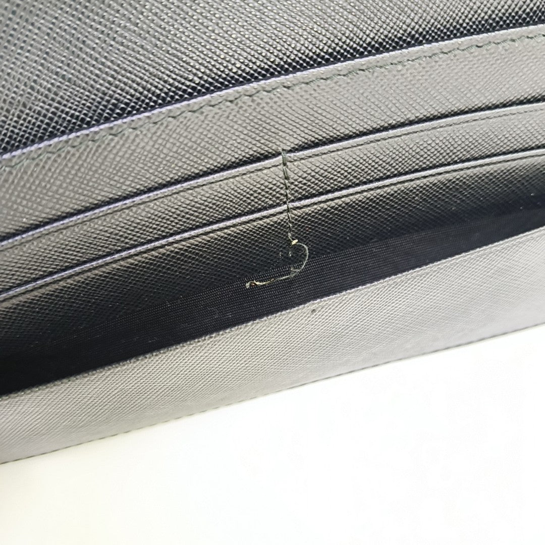 Saffiano Calfskin Wallet Black