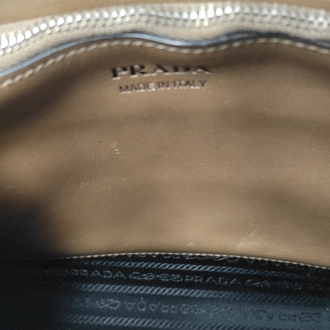 Calfskin Shoulder Bag Beige