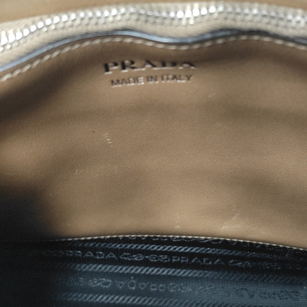 Calfskin Shoulder Bag Beige