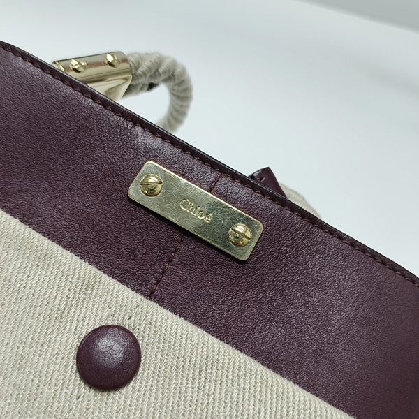 Canvas Bucket Bag Gray