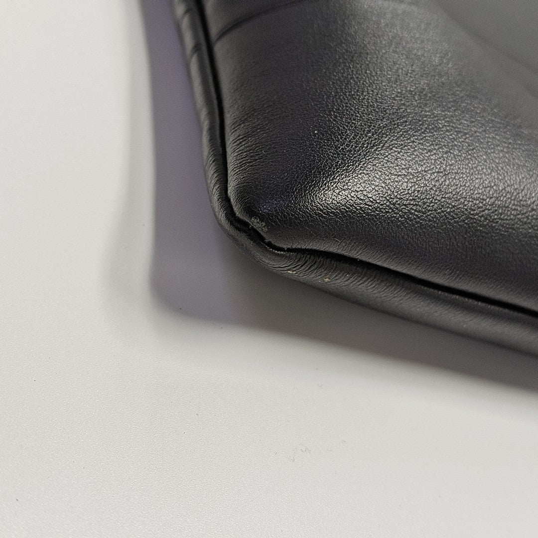 Calfskin Clutch Black